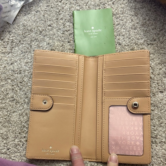 Kate Spade Blush Pink Textured Clutch - Picture 2 of 16